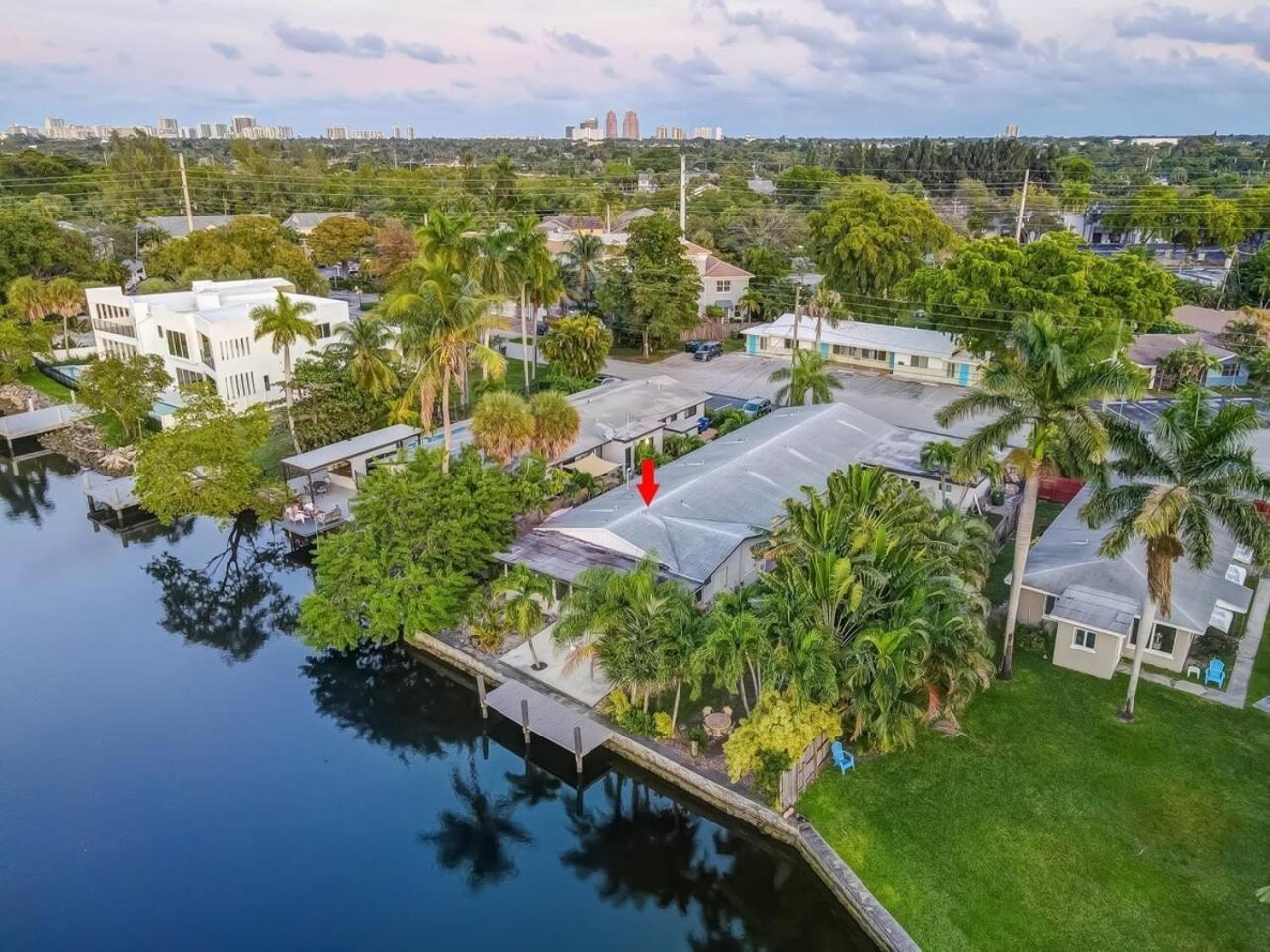 Waterfront Apartment Private Patio Pool Fort Lauderdale Eksteriør billede